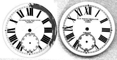 時計文字盤の修理サービ12