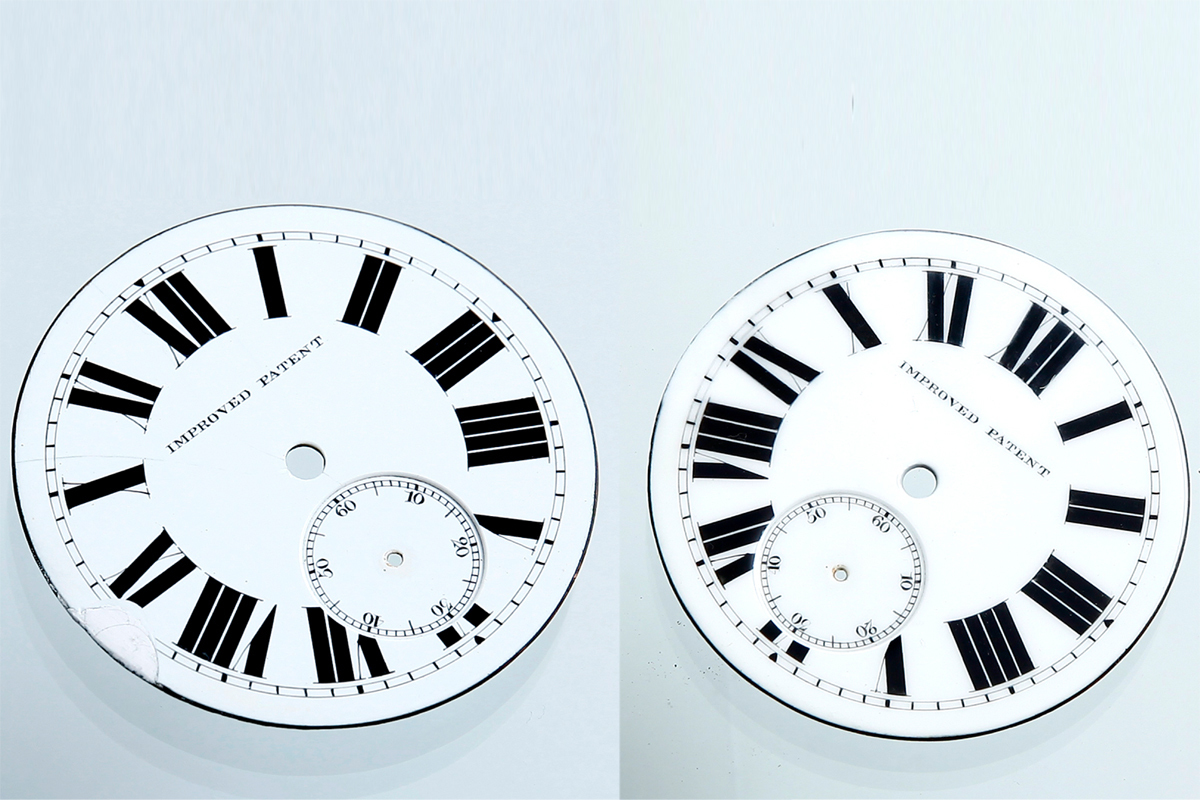 時計文字盤の修理サービ2