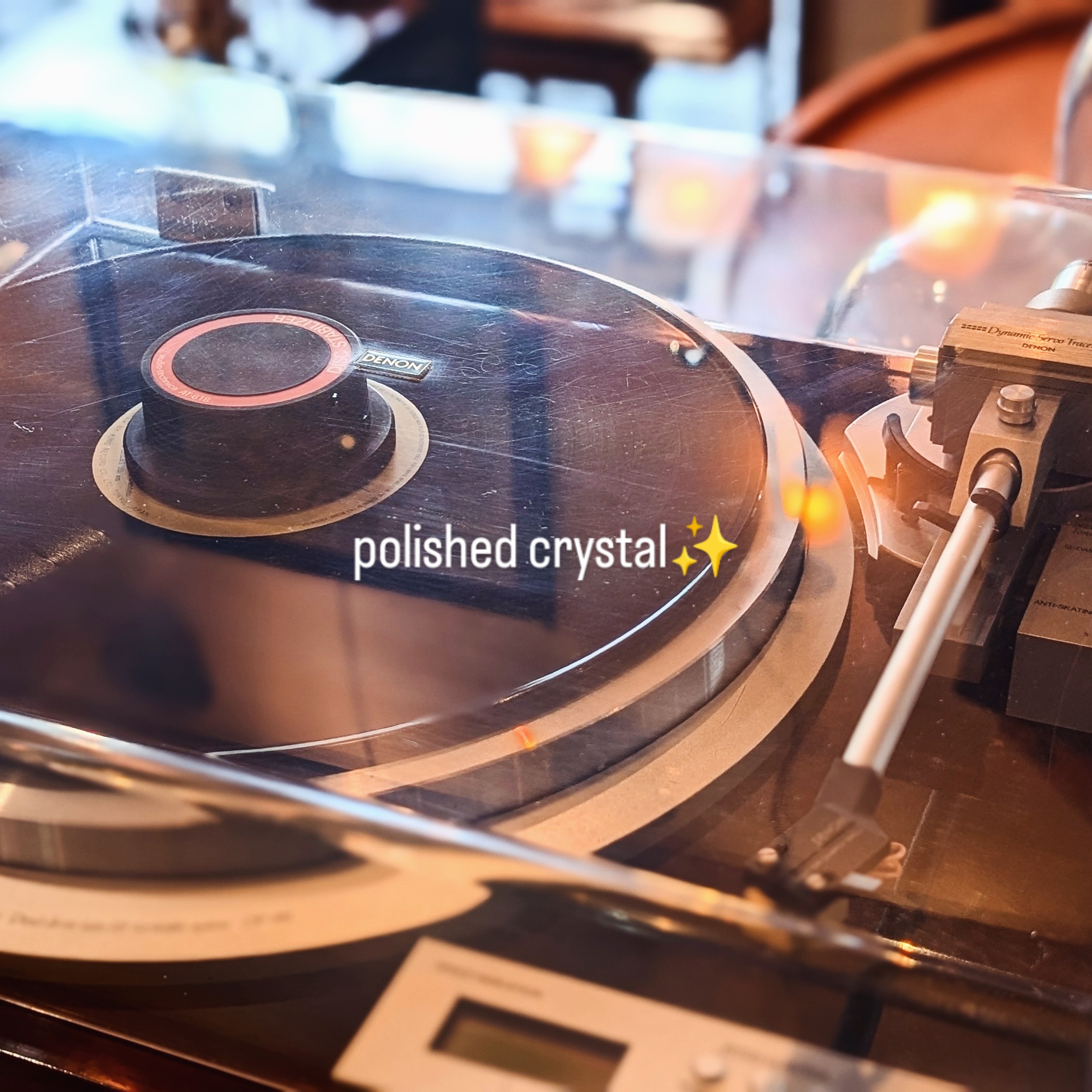 LPプレイヤーの風防を磨いてみた