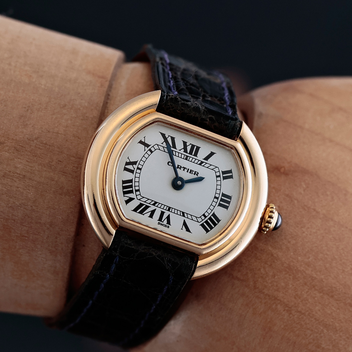 カルティエ　エリプス　18KYG　1970年代