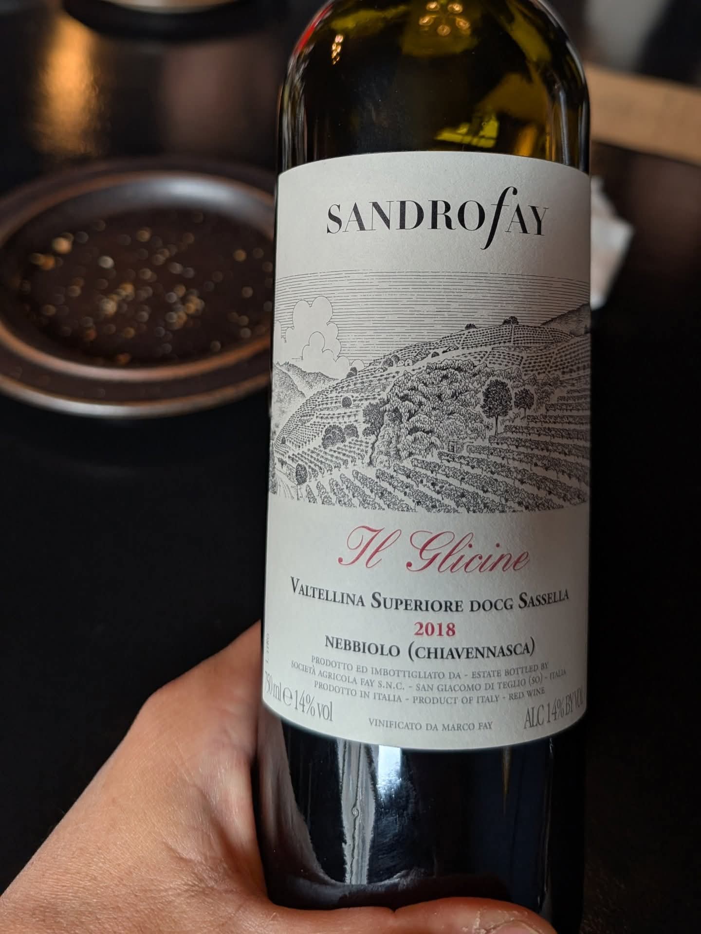 ワインはほどほどに